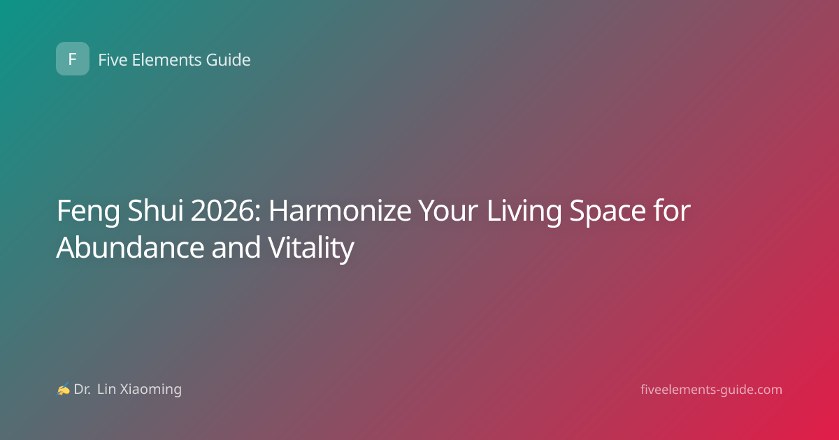 Feng Shui 2026: Harmonize Your Living Space for Abundance and Vitality