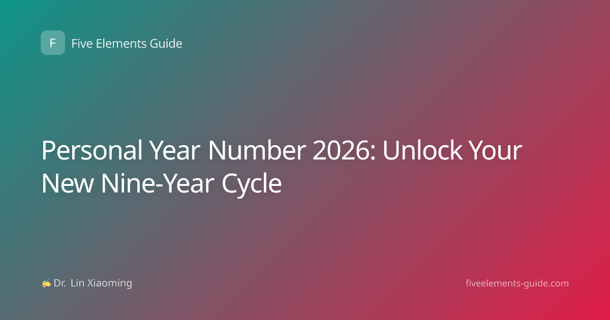 Personal Year Number 2026: Unlock Your New Nine-Year Cycle
